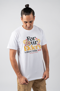 "For Our Elders" (Red & Yellow) NAIDOC WEEK 2023 White Cotton Crew Neck Unisex T-Shirt