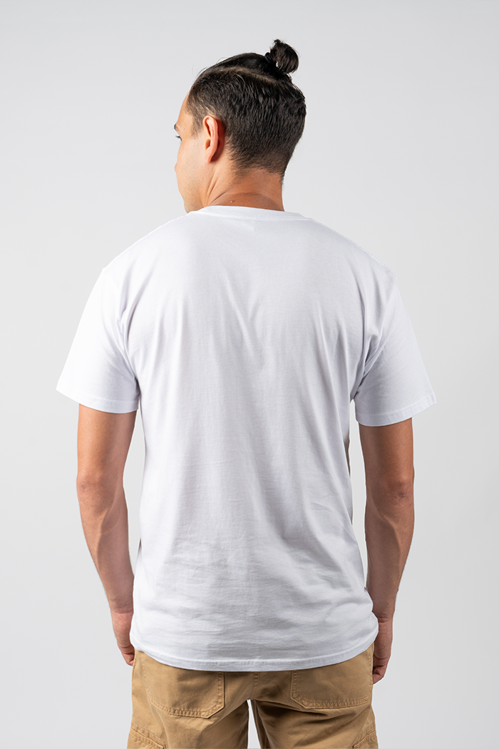 "For Our Elders" (Red & Yellow) NAIDOC WEEK 2023 White Cotton Crew Neck Unisex T-Shirt