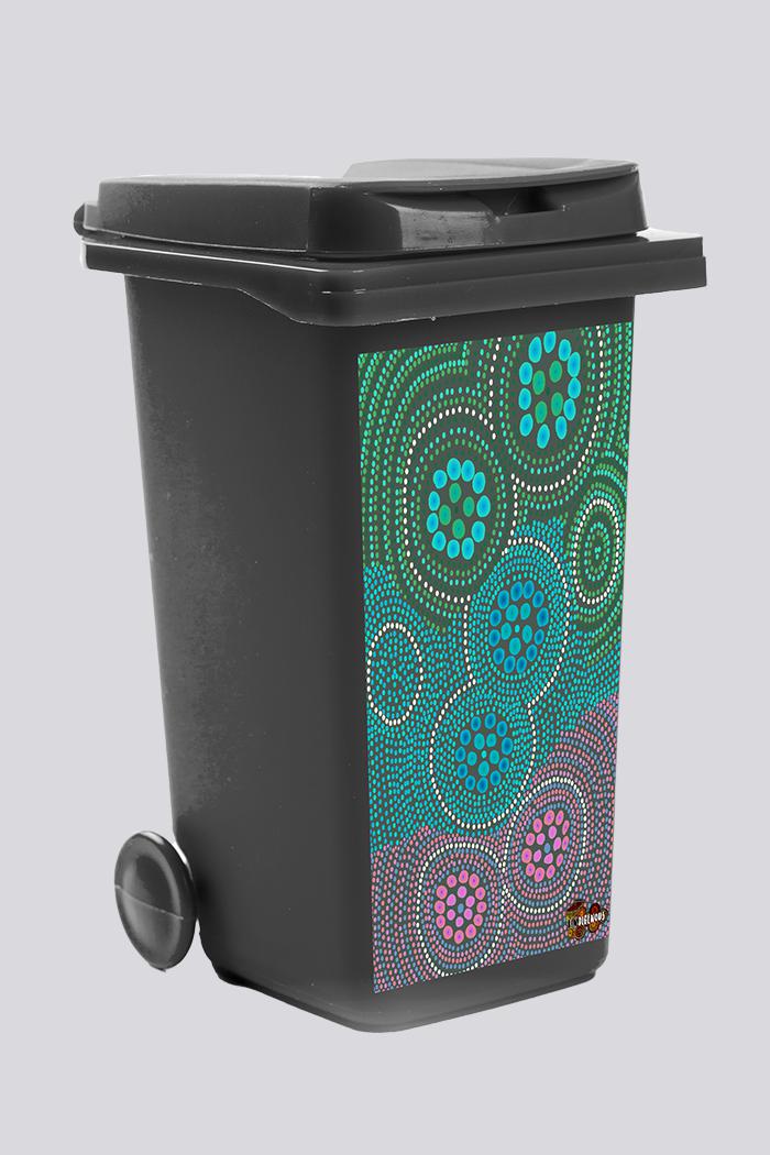 Bindigenous Green Bin Sticker (Fits 240L Bin)