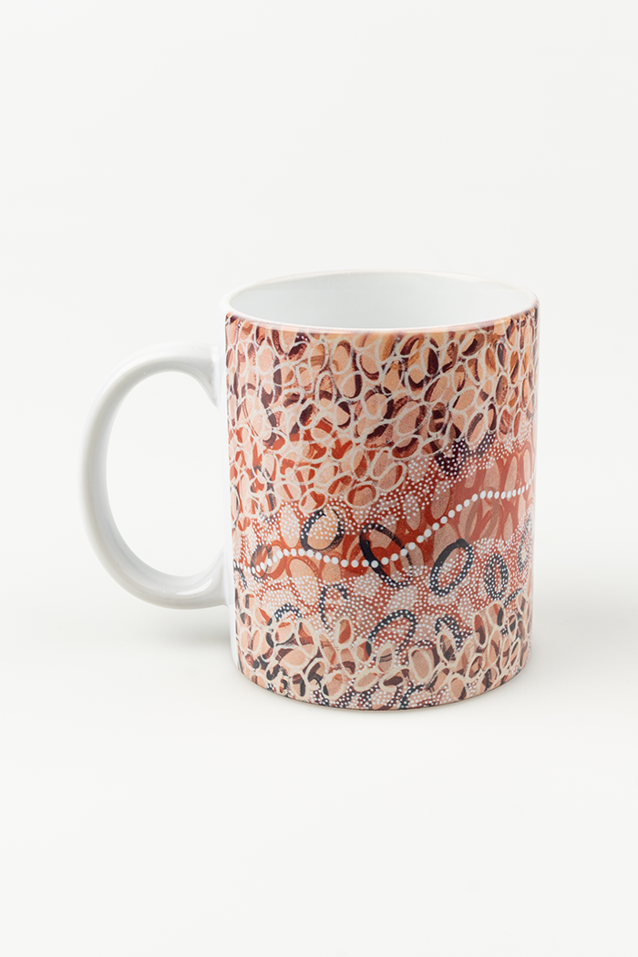 Gubarr (Red Ochre) Ceramic Coffee Mug