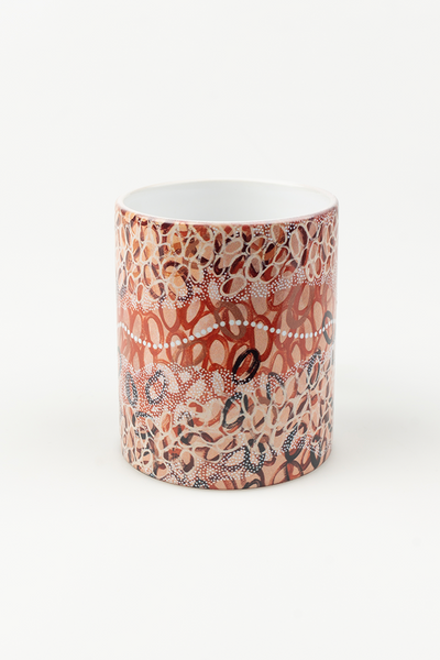 Gubarr (Red Ochre) Ceramic Coffee Mug