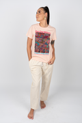 Knowledge Holders NAIDOC WEEK 2023 Pale Pink Cotton Crew Neck Women's T-Shirt