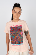 Knowledge Holders NAIDOC WEEK 2023 Pale Pink Cotton Crew Neck Women's T-Shirt