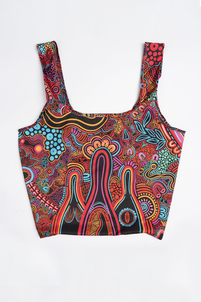 Knowledge Holders NAIDOC WEEK 2023 rPET Reusable Fold-Up Shopping Bag