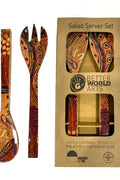 Woods (No.2) Wooden Salad Server Set 270mm