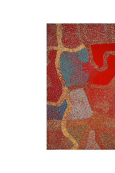 Aboriginal Art Kitchen Warehouse-Salt Lake Cotton Tea Towel-Yarn Marketplace