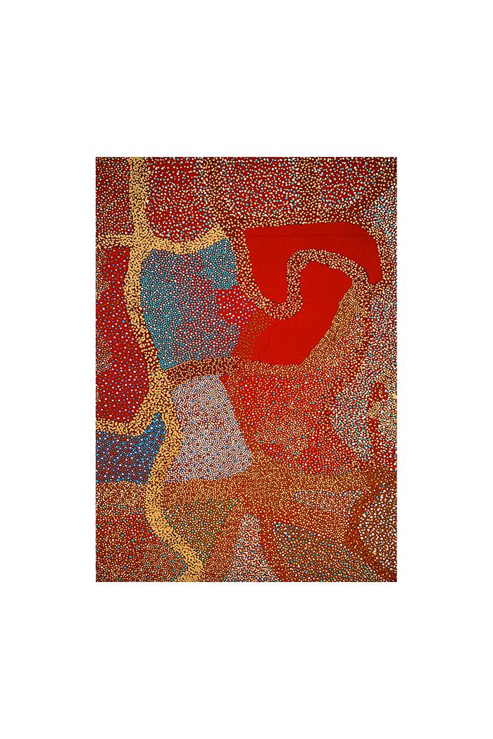 Aboriginal Art Kitchen Warehouse-Salt Lake Cotton Tea Towel-Yarn Marketplace