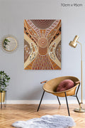 Laura Songlines Canvas Print-Homewares-Yarn Marketplace