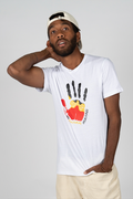Love My Cultural Heritage White Cotton Crew Neck Unisex T-Shirt