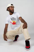 Love My Cultural Heritage White Cotton Crew Neck Unisex T-Shirt