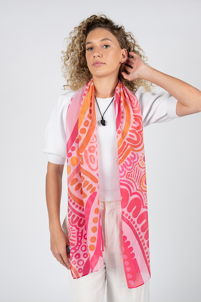 Manu Chiffon Scarf