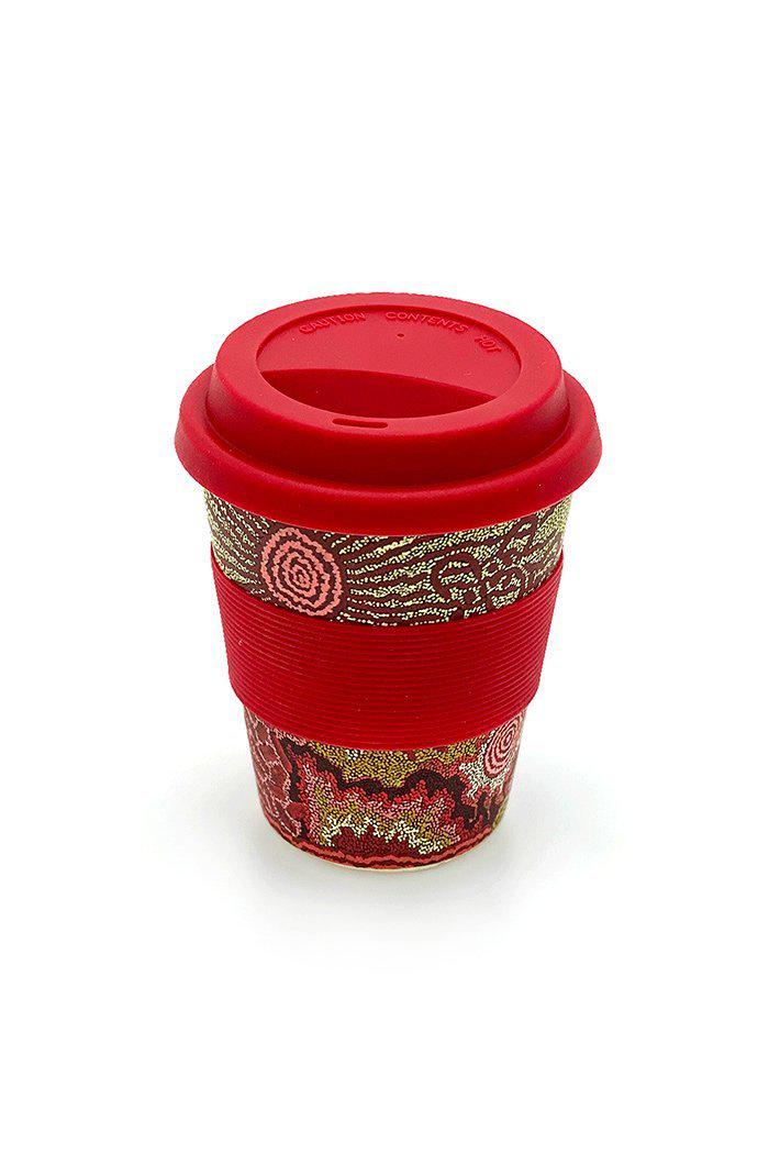 Aboriginal Art Kitchen Warehouse-Marks Bamboo Eco Mug 227ml-Yarn Marketplace