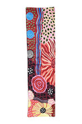 Aboriginal Art Kitchen Warehouse-Marks Table Runner - Wool Chainstitch (Blue & Pink)-Yarn Marketplace