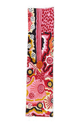 Aboriginal Art Kitchen Warehouse-Marks Table Runner - Wool Chainstitch (Pink & Yellow)-Yarn Marketplace