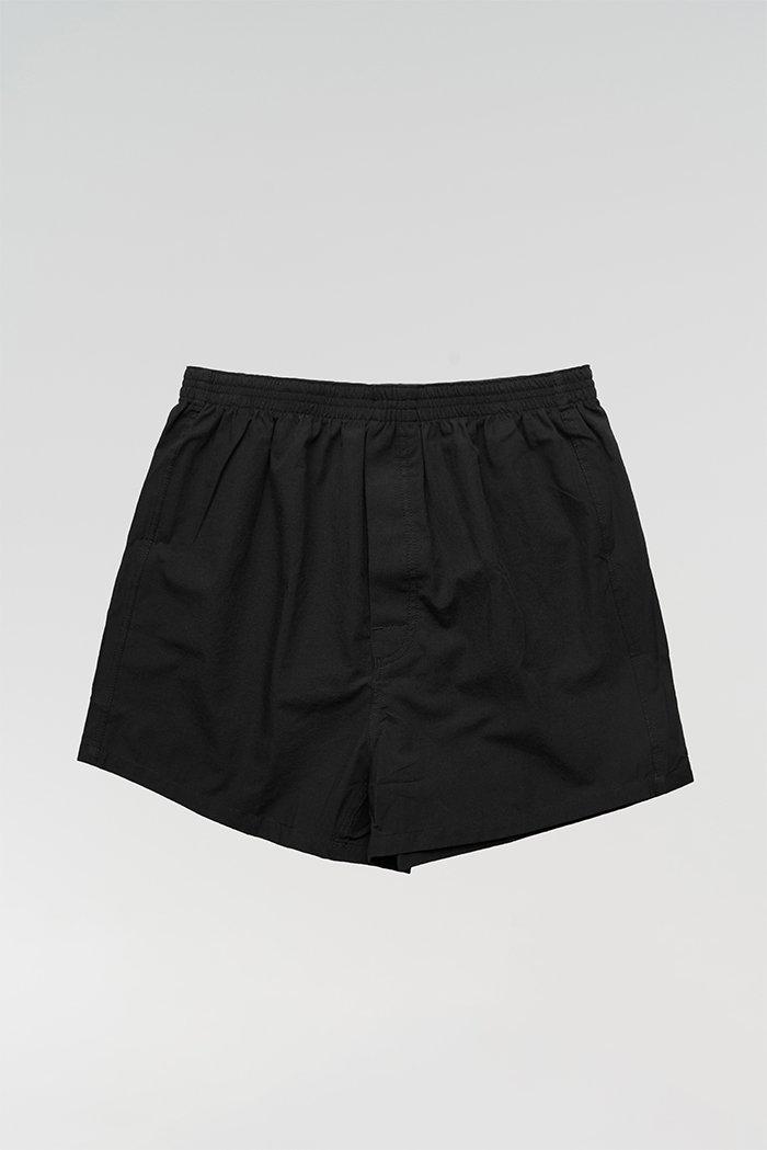 Cotton Mens Black Boxer Shorts-Trunks-Yarn Marketplace