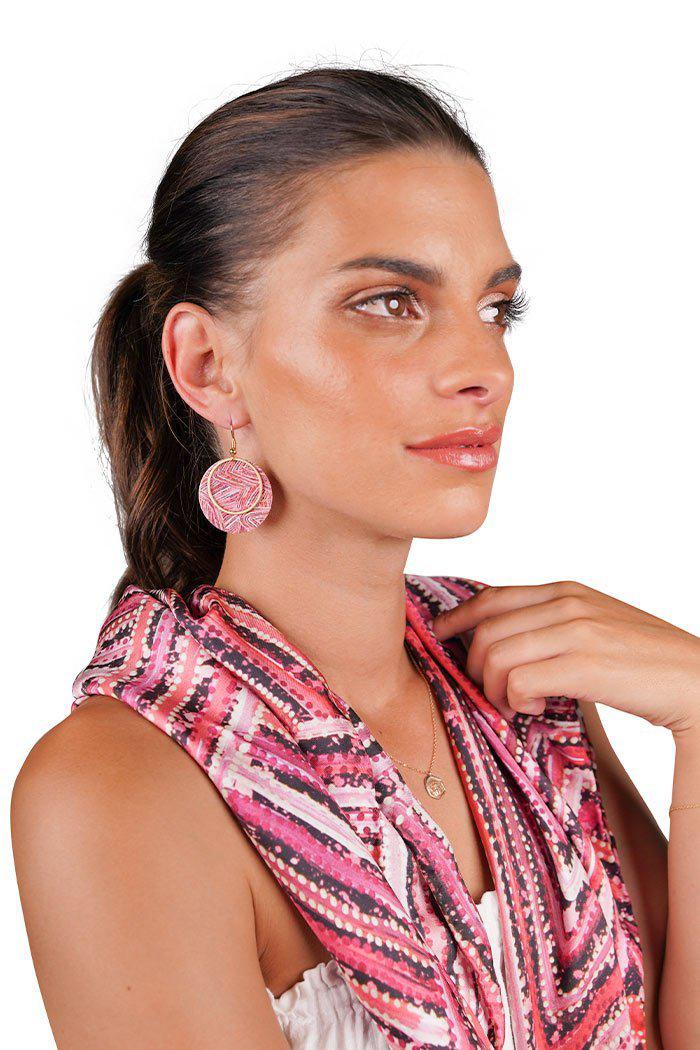 Aboriginal Art Jewellery Australia-Mina Mina Earrings-Yarn Marketplace