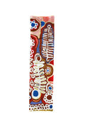 Aboriginal Art Kitchen Warehouse-Morris Table Runner - Wool Chainstitch (Brown)-Yarn Marketplace