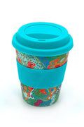 Aboriginal Art Kitchen Warehouse-Nelson Bamboo Eco Mug 227ml (Aqua)-Yarn Marketplace