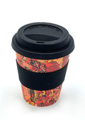 Aboriginal Art Kitchen Warehouse-Nelson Bamboo Eco Mug 227ml (Black)-Yarn Marketplace