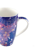 Aboriginal Art Kitchen Warehouse-Nelson Bone China Mugs (Purple) 380ml/13oz-Yarn Marketplace