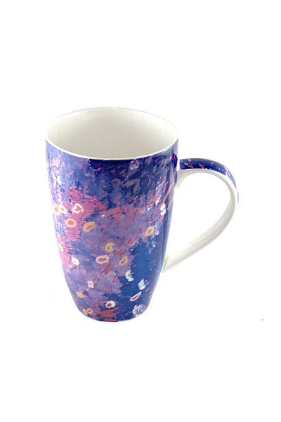 Aboriginal Art Kitchen Warehouse-Nelson Bone China Mugs (Purple) 380ml/13oz-Yarn Marketplace