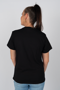'Ngal-Gawu' Grandmother (Mother's Mum) NAIDOC WEEK 2023 Black Cotton Crew Neck Women's T-Shirt