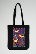 'Ngal-Gawu' Grandmother (Mother's Mum) NAIDOC WEEK 2023 Black Cotton Tote Bag