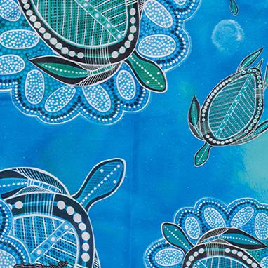 Ocean Turtles Drawstring Bag-Yarn Marketplace