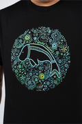 Odorr (Dugong) Black Cotton Crew Neck Unisex T-Shirt