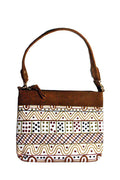 Papajua Embroidered Handbag Leather - 30 x 24cm-Bags-Yarn Marketplace