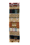 Aboriginal Art Kitchen Warehouse-Papajua Table Runner - Wool Chainstitch-Yarn Marketplace