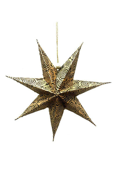 Patterson Paper Star - 25cm (+/- 1-2cm)-Homewares-Yarn Marketplace