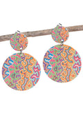 Aboriginal Art Jewellery Australia-Pikilyi Jukurrpa Earrings-Yarn Marketplace