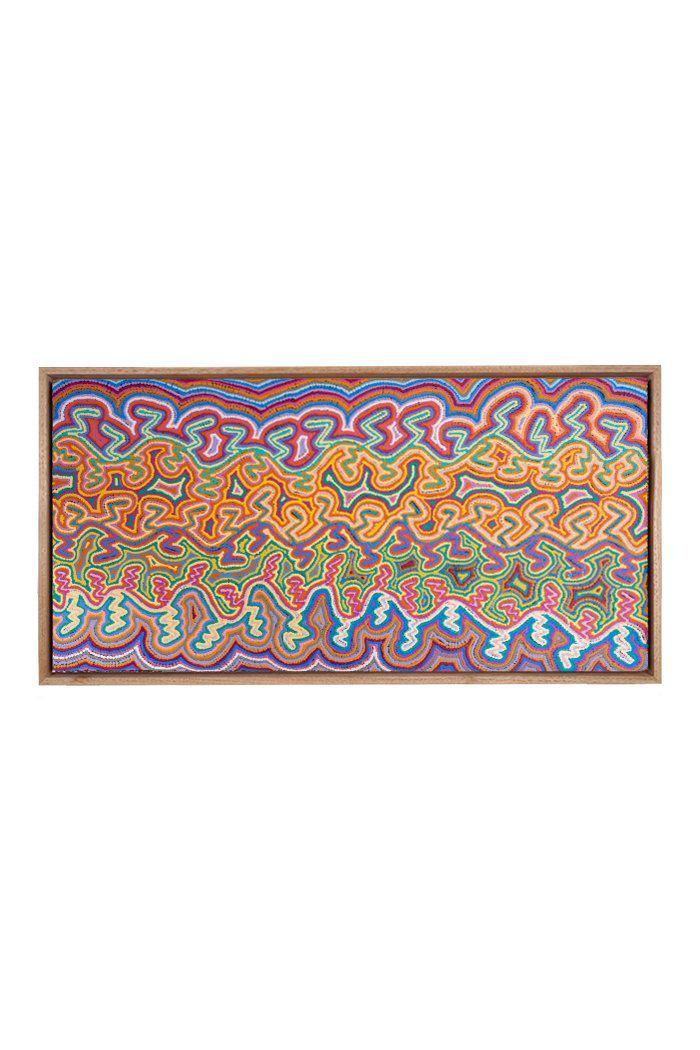 Pikilyi Jukurrpa by Selina Napanangka Fisher - Original Painting - 122x61cm-Yarn Marketplace