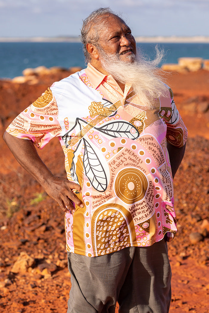 In Their Footsteps NAIDOC WEEK 2023 UPF50+ Unisex Polo Shirt