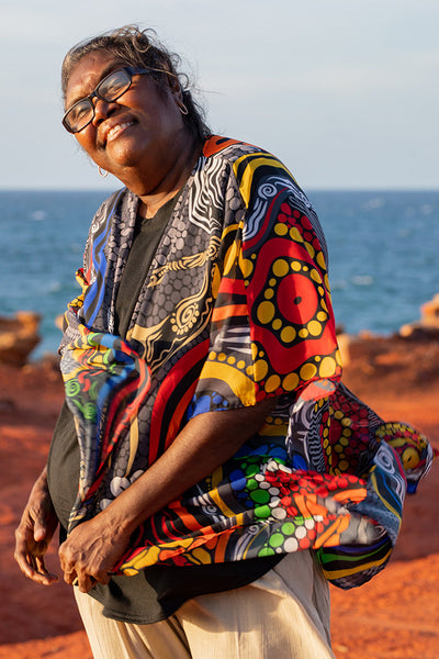 Wisdom Of Our Elders NAIDOC WEEK 2023 Chiffon Shawl