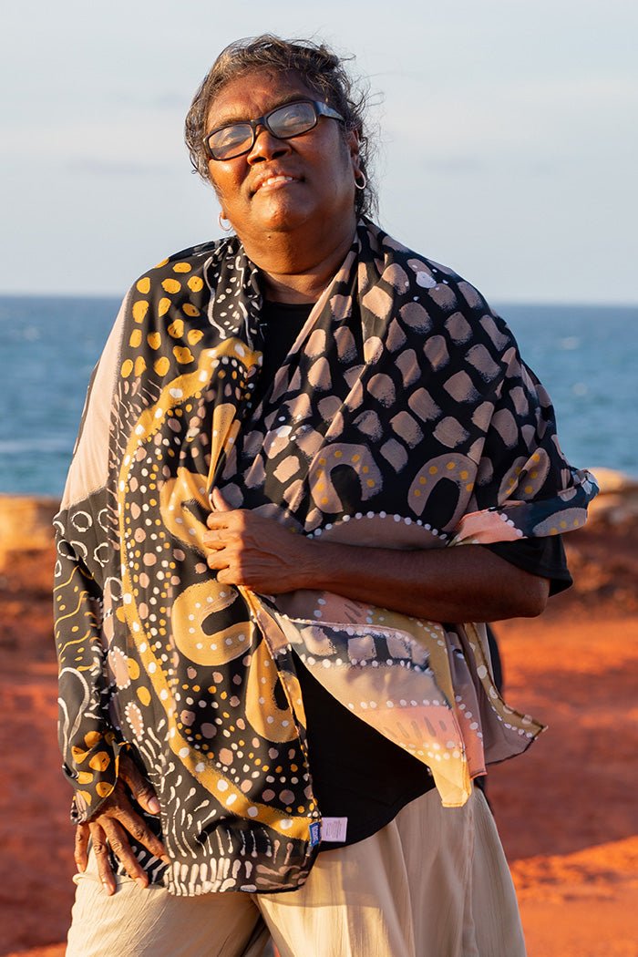 The Path They Have Laid NAIDOC WEEK 2023 Rectangle Chiffon Scarf