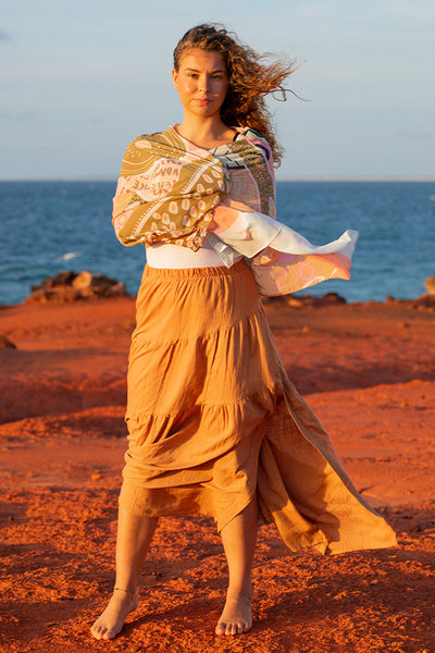 In Their Footsteps NAIDOC WEEK 2023 Rectangle Chiffon Scarf