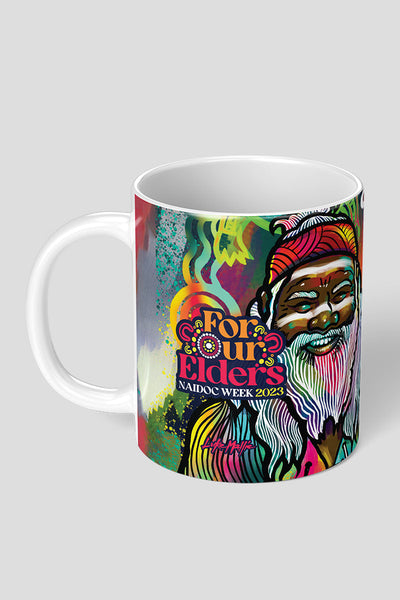 (Custom) Connecting The Past To A Brighter Future NAIDOC WEEK 2023 Ceramic Coffee Mug