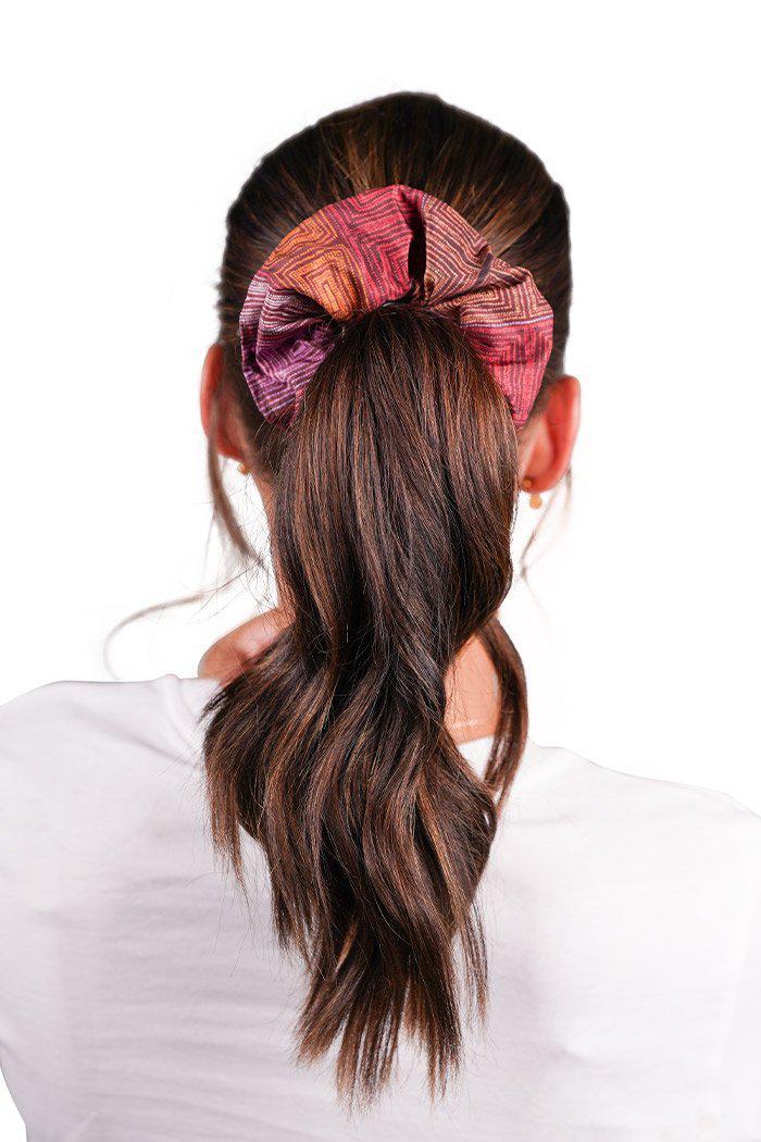 Aboriginal Art Headwear-Scrunchie 3 Pack Set 4-Yarn Marketplace