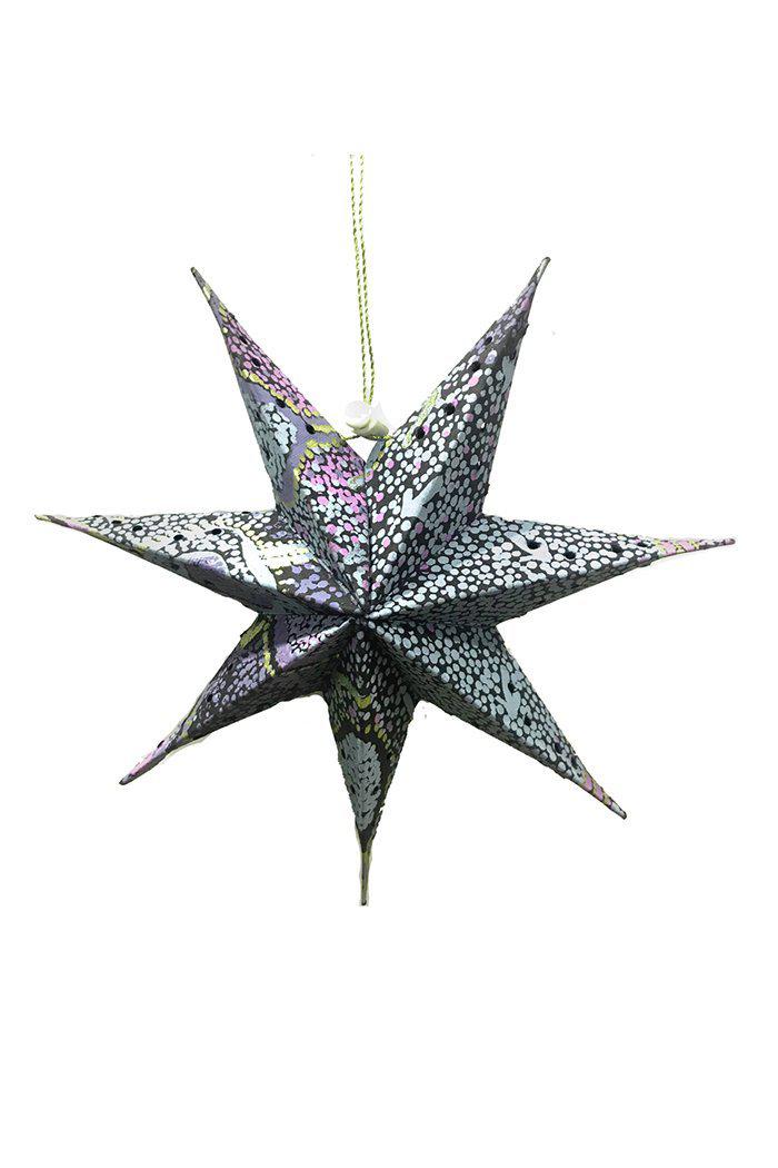 Singleton Paper Star - 25cm (+/- 1-2cm)-Homewares-Yarn Marketplace