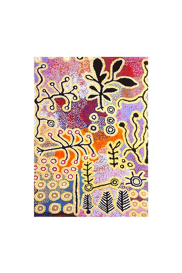 Aboriginal Art Kitchen Warehouse-Stewart Cotton Tea Towel-Yarn Marketplace