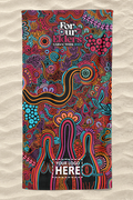 (Custom) Knowledge Holders NAIDOC WEEK 2023 Beach Towel