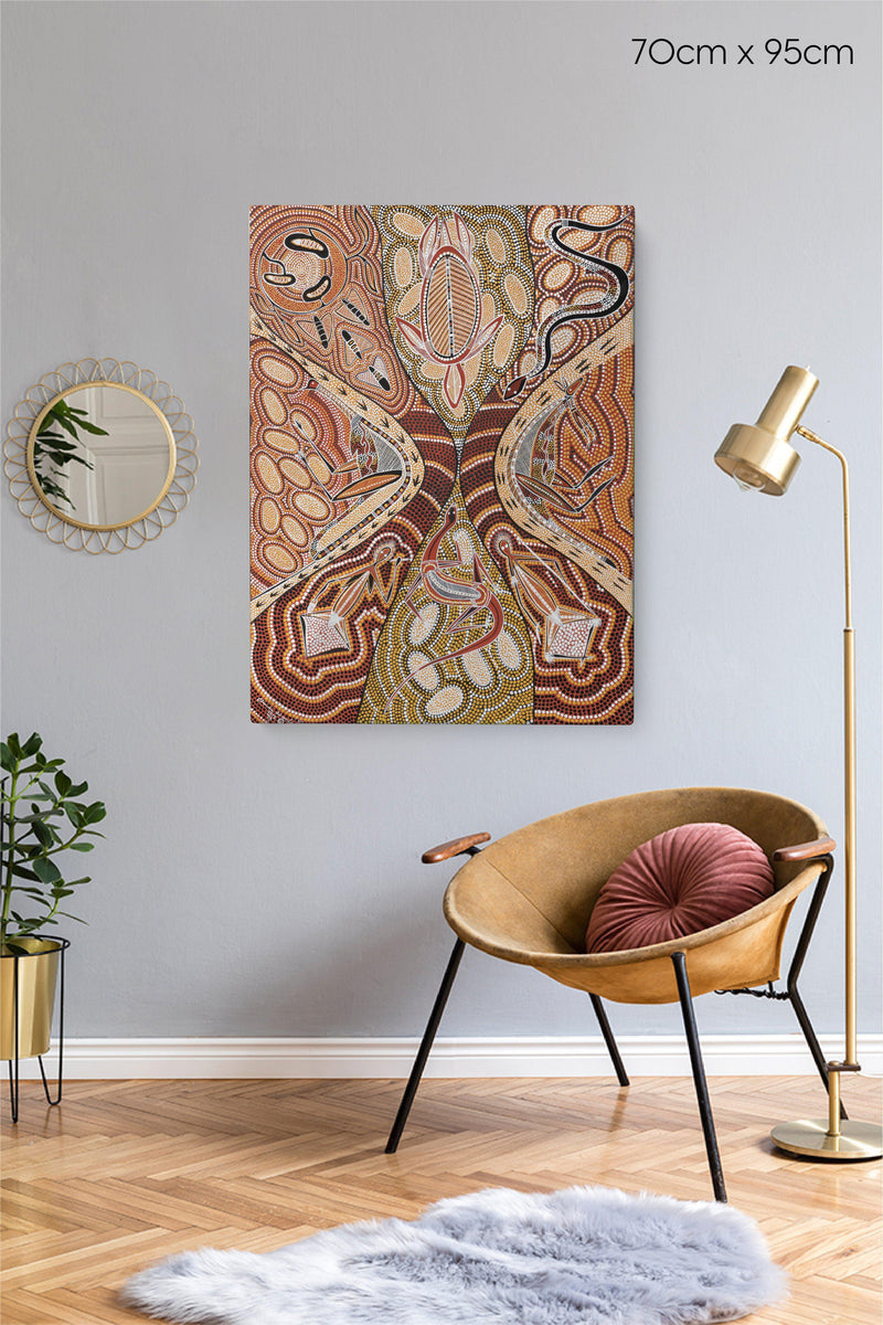 Tribes Canvas Print-Homewares-Yarn Marketplace