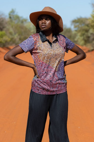 Our Many Tribes UPF 50 Women's Fitted Polo Shirt