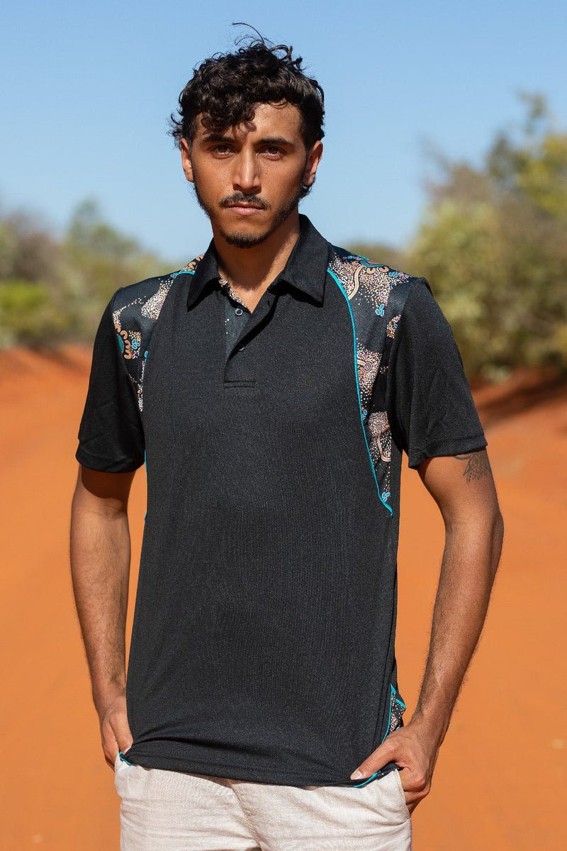 Our Beautiful Country Contrast Unisex Polo Shirt