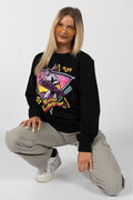 Native Australian Black Premium Cotton Crew Neck Unisex Sweater