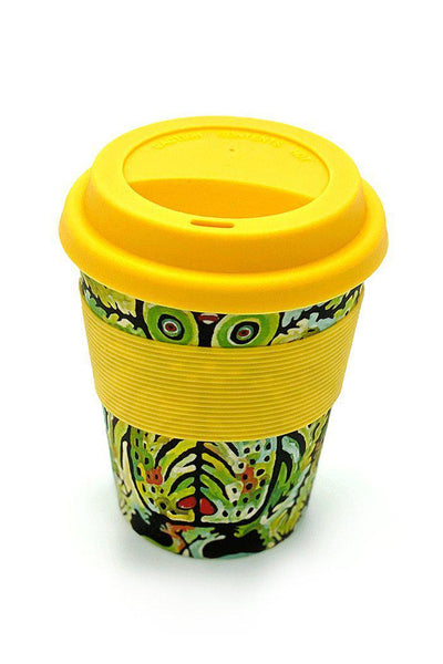 Aboriginal Art Kitchen Warehouse-Varcoe Bamboo Eco Mug 227ml-Yarn Marketplace