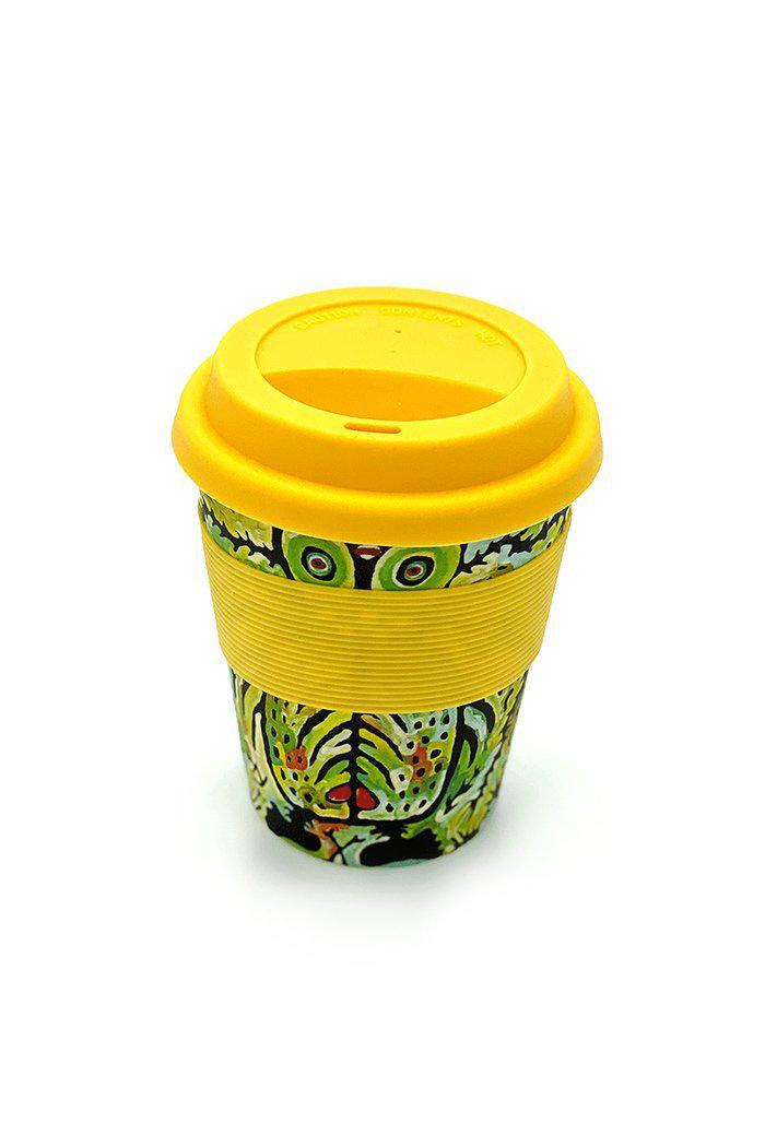 Aboriginal Art Kitchen Warehouse-Varcoe Bamboo Eco Mug 227ml-Yarn Marketplace