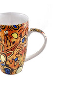 Aboriginal Art Kitchen Warehouse-Varcoe Bone China Mugs 380ml/13oz-Yarn Marketplace